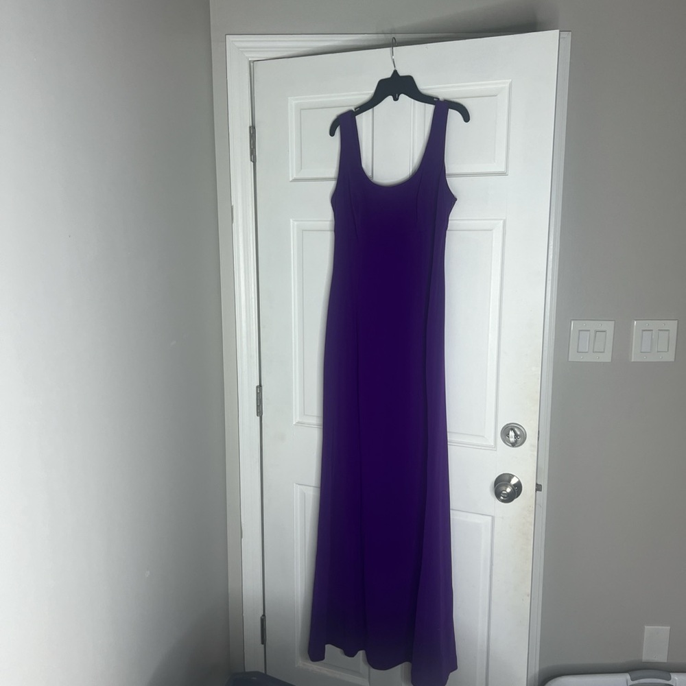 Elegant Purple Maxi Dress
